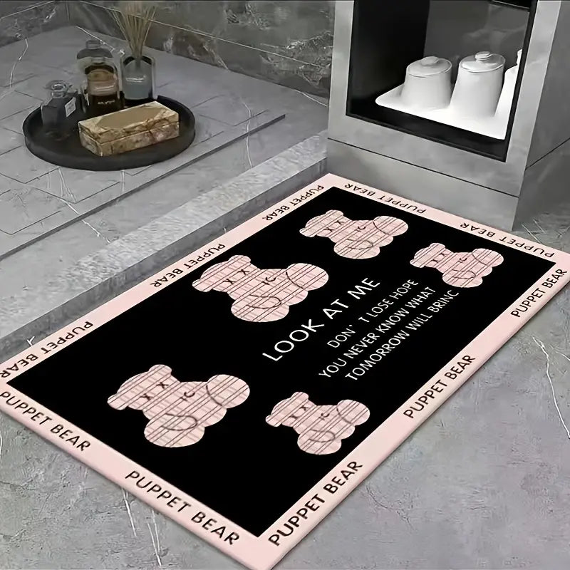 Non-Slip Water Absorbing Bathroom Mat 15.7*23.6 Inch