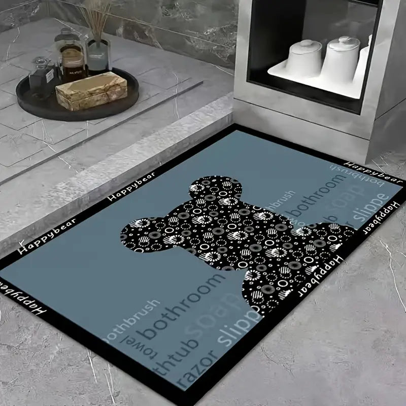 Non-Slip Water Absorbing Bathroom Mat 15.7*23.6 Inch